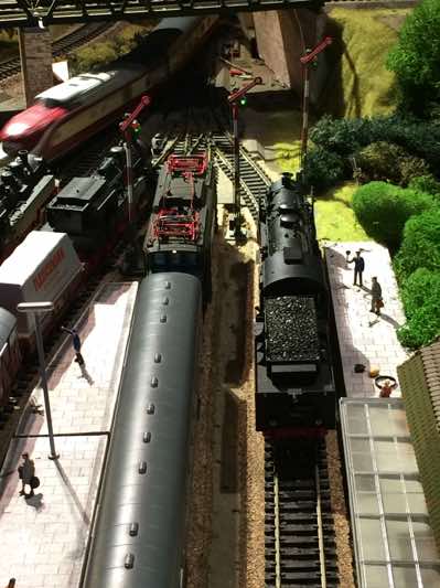 The view down track 1.