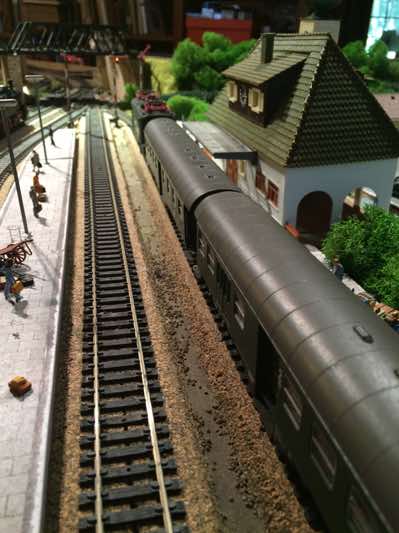 Straight view down track 2.