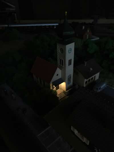 The entrance to the church.